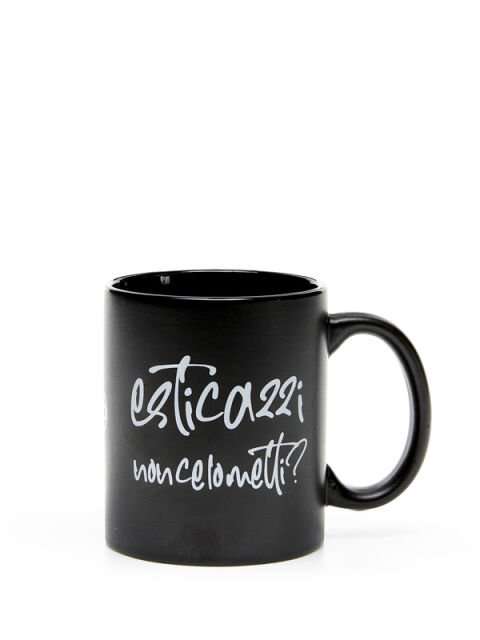 Tazza Mug E STI CAZZI con Manico in Ceramica Bianca