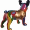 Cane Decorativo Bronzo Multicolore H36