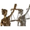 Statua Decorativa Dea Della Giustizia In Resina H62