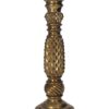 Candeliere Dorato In Resina H40 Cm