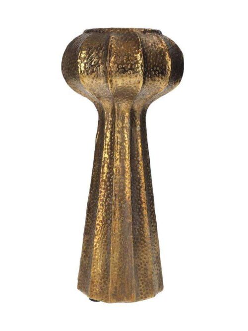 Candeliere Dorato in Resina h36 cm