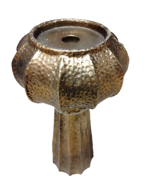 Candeliere Dorato in Resina h36 cm