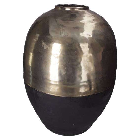 Grande Vaso Decorativo Black Gold H52
