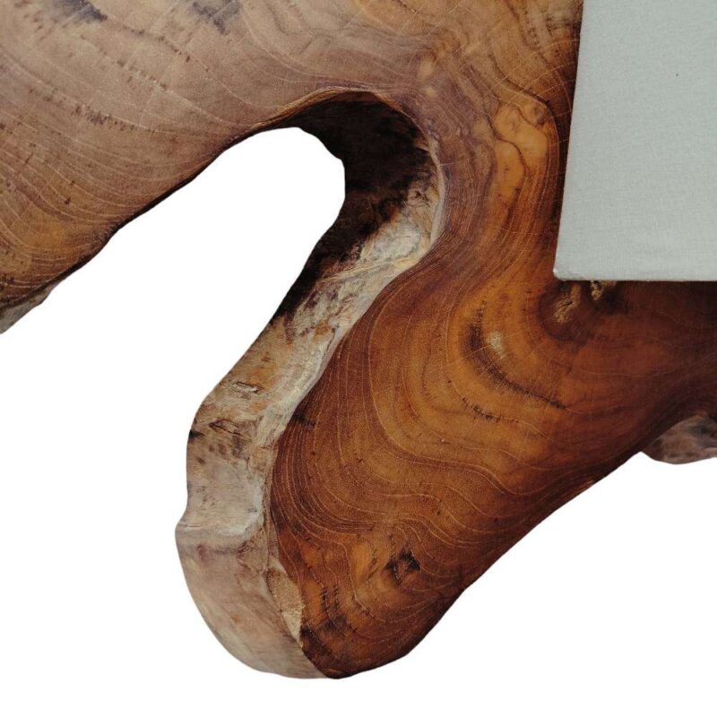 Lampada Da Muro Tree Su Tronco Di Legno Naturale 90X76