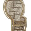 Poltrona Emmanuele Rattan Naturale