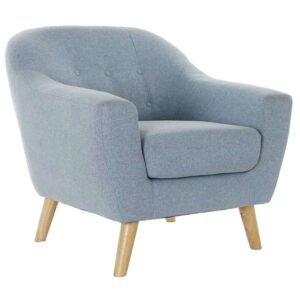 Poltrona Poliestere RUBBERWOOD Celeste 60x60x80