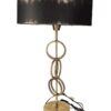 Lampada Anelli Decorativa Con Paralume In Metallo