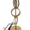 Lampada Anelli Decorativa Con Paralume In Metallo
