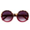Occhiali Da Sole Donna Modello Monica Round Havana Pink