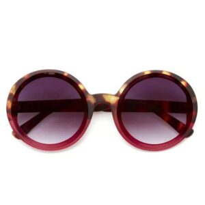 Occhiali da Sole Donna Modello MONICA Round Havana Pink