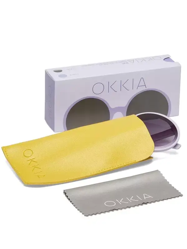 Occhiali Da Sole Donna Modello Monica Round Lilac