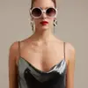 Occhiali Da Sole Donna Modello Monica Round Havana Pink