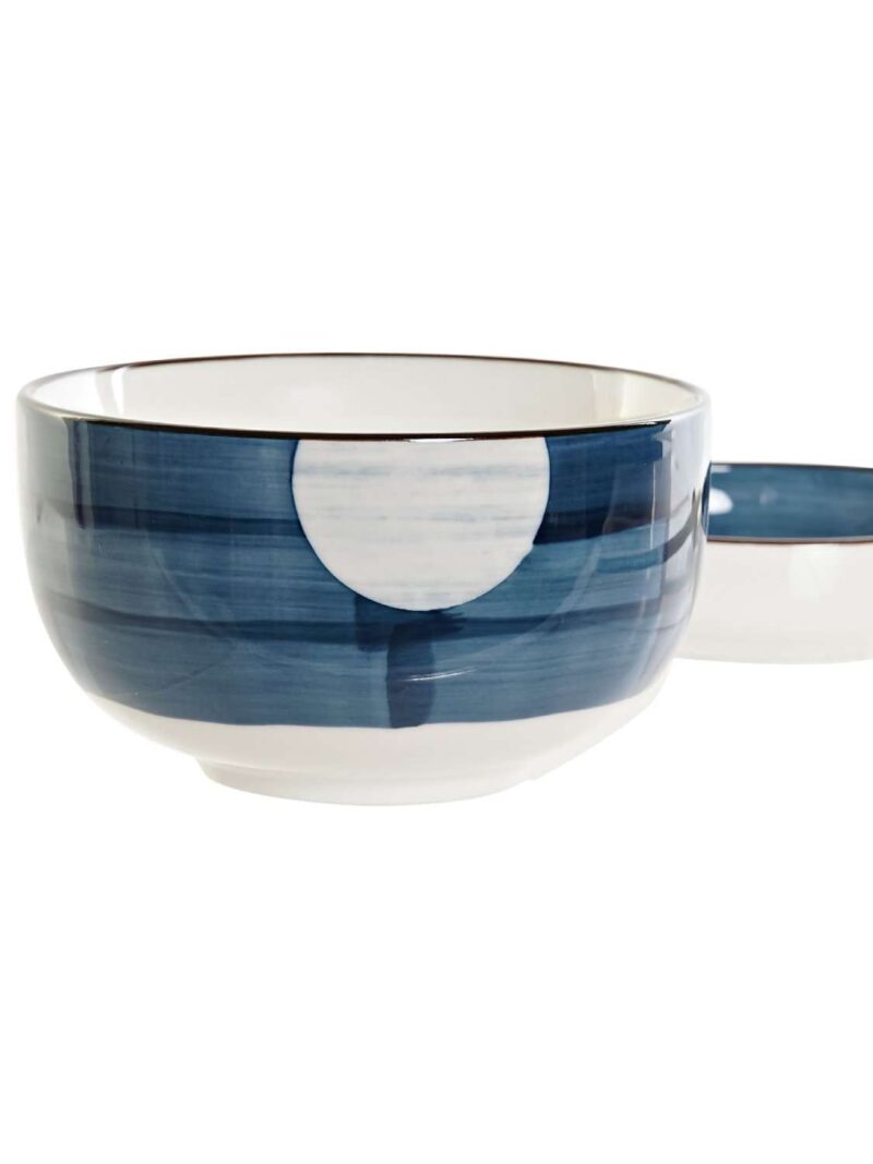 Set Sushi 8 Pezzi In Porcellana E Bamboo Azzurro 34X30