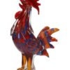 Gallo Decorativo In Vetro Hand Made