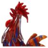 Gallo Decorativo In Vetro Hand Made