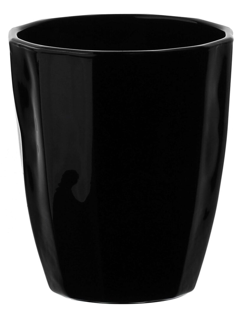 Amami Bicchiere Nero Rose E Tulipani