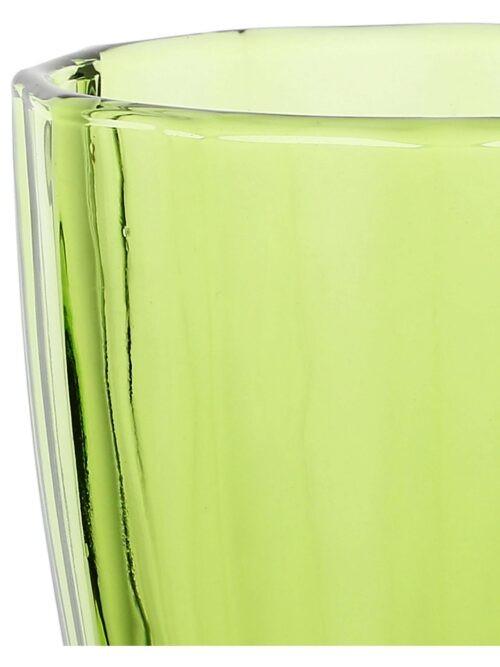 Amami Bicchiere Verde Prato Rose e Tulipani