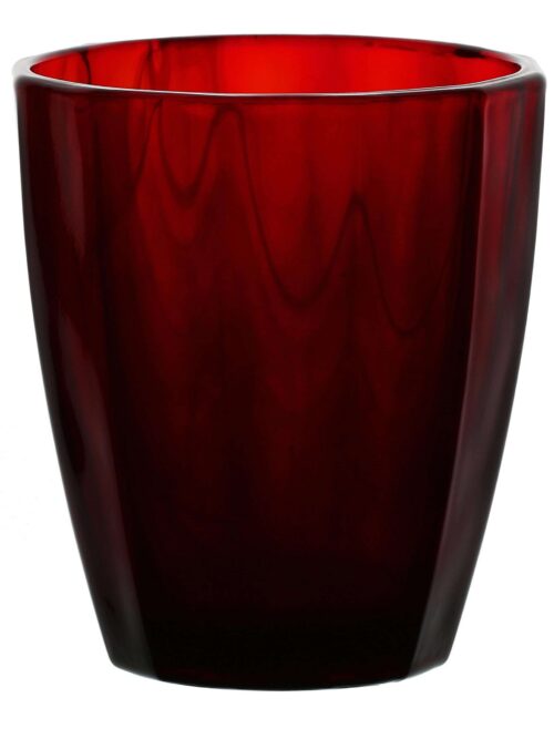 Amami Bicchiere Rosso Rubino Rose e Tulipani