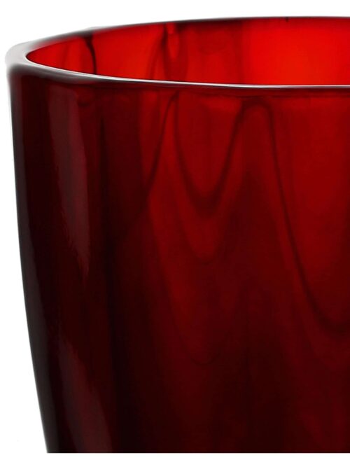 Amami Bicchiere Rosso Rubino Rose e Tulipani