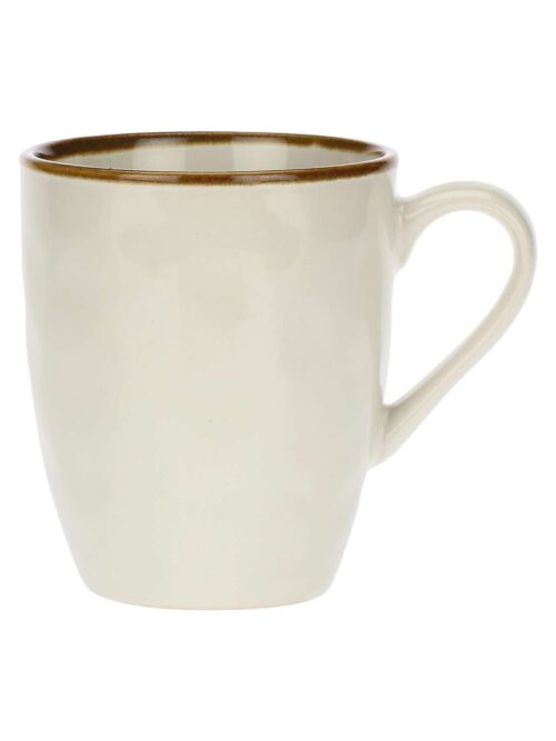 Tazza Mug in Ceramica Avorio 430 cc