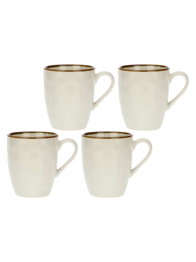 Tazza Mug In Ceramica Avorio 430 Cc