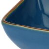 Concerto Ciotoline Quadrate 8X8 Blu Avio Rose E Tulipani