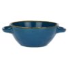 Ciotola Zuppa Ceramica Blu Avio Con Manici