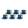 Concerto Coppette 11 Cm Blu Avio Rose E Tulipani