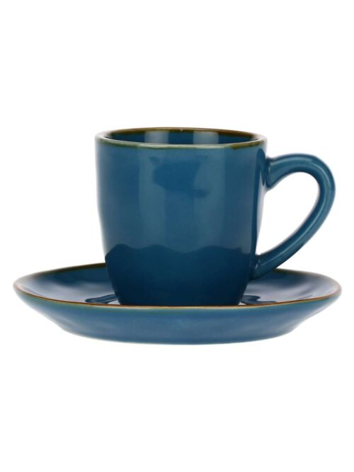 Concerto Coppette 11 cm Blu Avio Rose e Tulipani