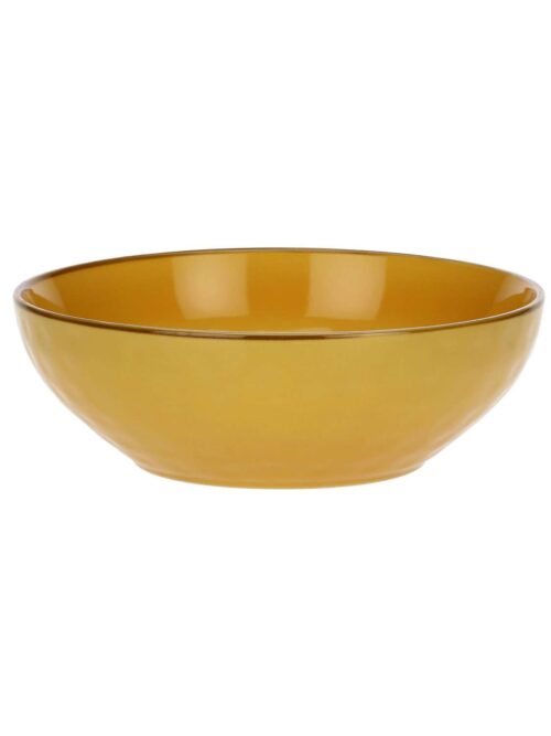 Insalatiera Piccola Ocra in Ceramica 26 cm