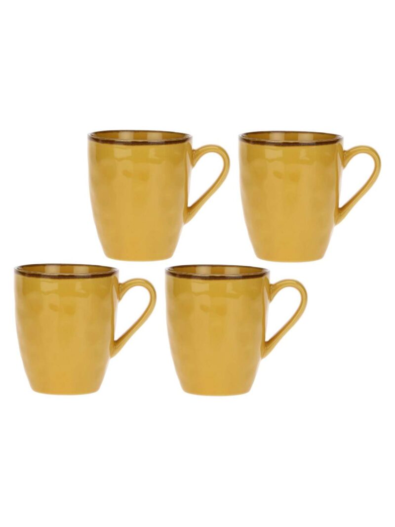 Concerto Tazza Mug Ocra Rose E Tulipani