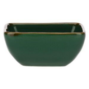 Concerto Ciotoline Quadrate 8x8 Verde Bosco Rose e Tulipani