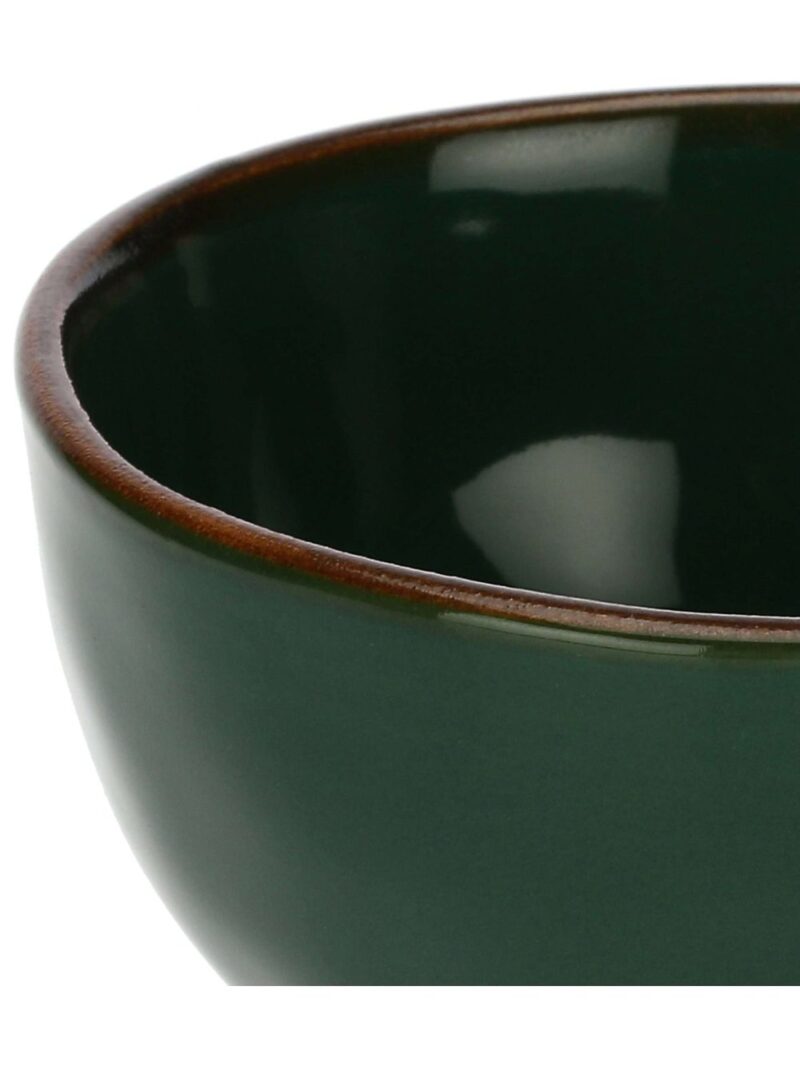 Coppette Ceramica 11 Cm Verde Bosco – Serie Concerto Di Rose &Amp; Tulipani: Gusto E Raffinatezza Ogni Giorno