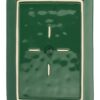 Vassoio Rettangolare Verde Bosco Ceramica 19X27 – Serie Concerto Di Rose &Amp; Tulipani: Gusto E Raffinatezza Ogni Giorno