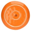 Piatto Piano Arancio 27 Cm In Ceramica