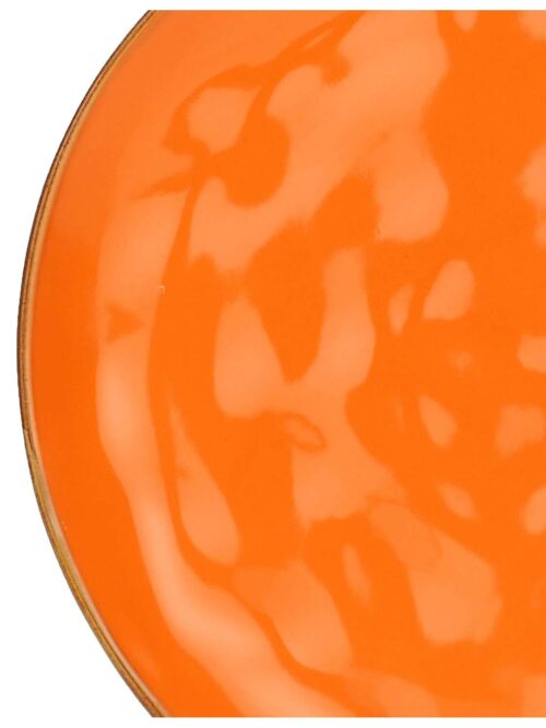 Piatto Piano Arancio 27 cm in Ceramica
