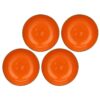Piatto Fondo Arancio 21 Cm In Ceramica