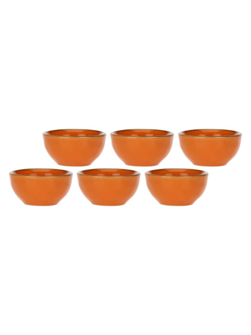 Ciotoline Ceramica 7 Cm Arancio