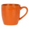 Tazzina Da Caffè Arancio Con Piattino In Ceramica