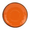 Tazzina Da Caffè Arancio Con Piattino In Ceramica
