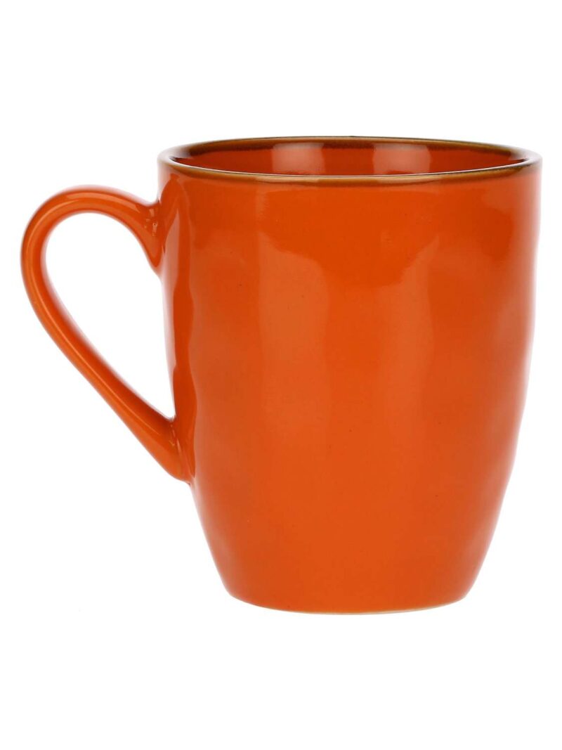 Tazza Mug In Ceramica Arancio 430 Cc