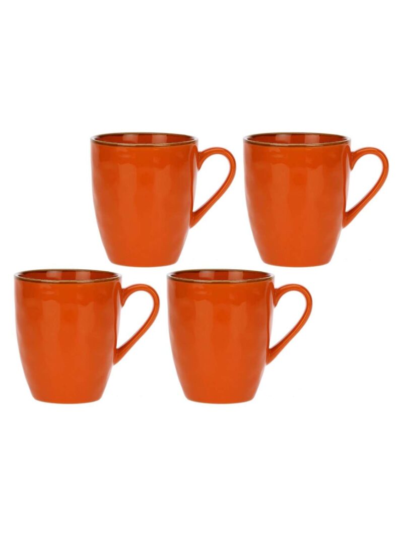 Tazza Mug In Ceramica Arancio 430 Cc