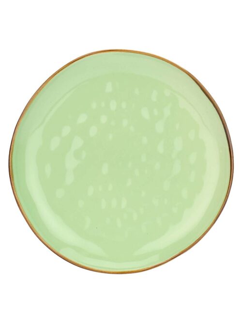 Piatto Piano Te' Verde 27 cm in Ceramica