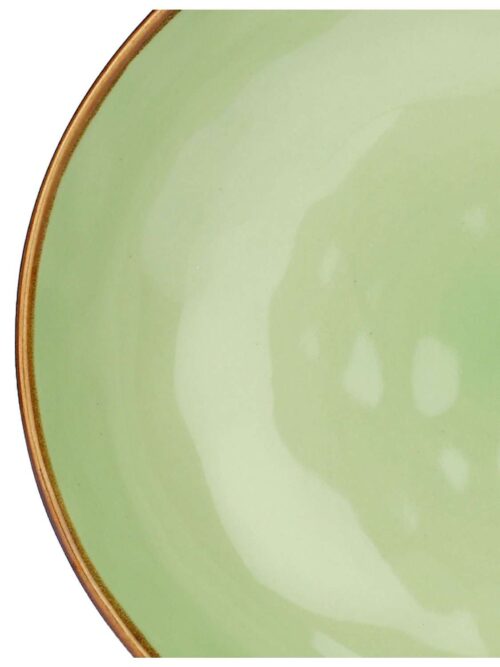 Piatto Fondo Te' Verde 21 cm in Ceramica