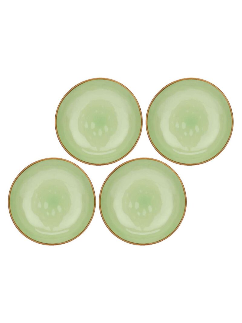 Piatto Fondo Te' Verde 21 Cm In Ceramica