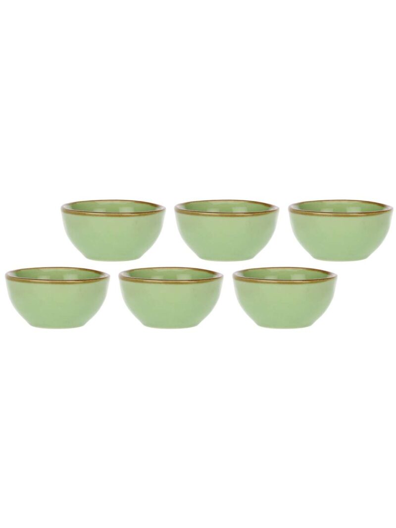 Ciotoline Ceramica 7 Cm Te' Verde