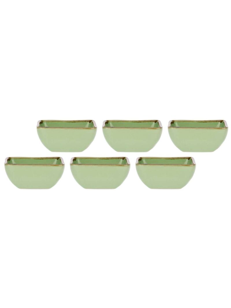 Ciotoline Ceramica Quadrate Te' Verde 8X8