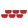 Concerto Ciotoline Quadrate 8X8 Corallo Rose E Tulipani