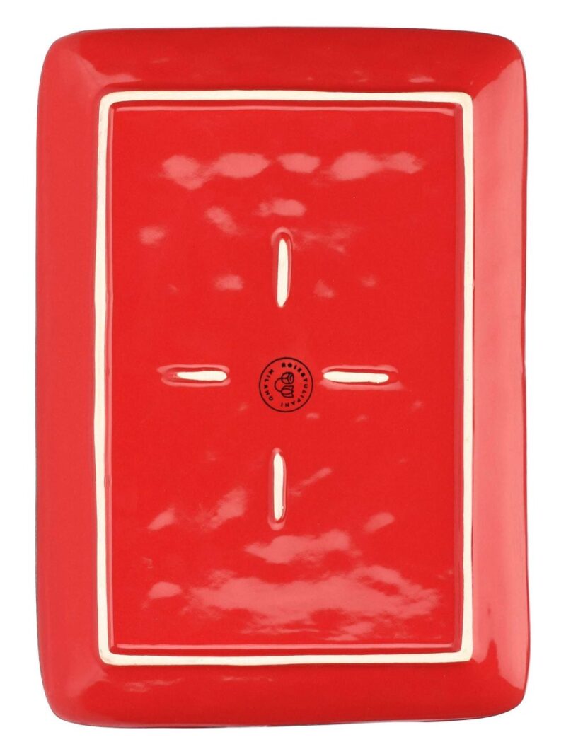 Vassoio Rettangolare Corallo Ceramica 19X27 – Serie Concerto Di Rose &Amp; Tulipani: Gusto E Raffinatezza Ogni Giorno