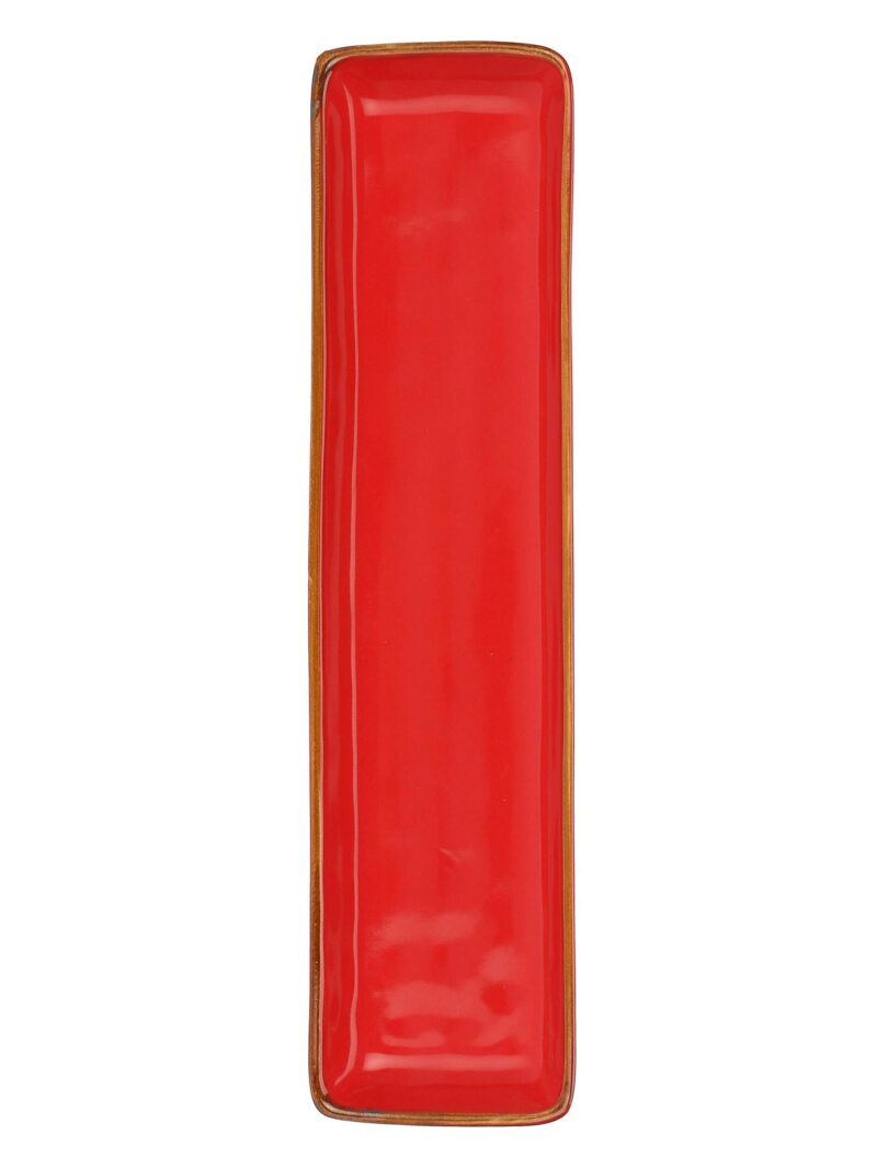 Concerto Vassoio Rettangolare 32X8 Cm Corallo Rose E Tulipani